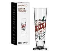 RITZENHOFF Copa de aguardiente - 40 ml - Fabricado en Alemania | Ref. 1011013, Serie Heldenfest, 1 copa de aguardiente 40 ml, cristal, apto para lavavajillas