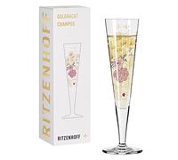 RITZENHOFF Copa de champán - 200 ml - Fabricado en Alemania | Ref. 1071020, Serie Goldnacht, 1 copa de champán 200 ml, cristal, apto para lavavajillas