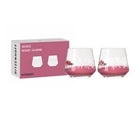 Ritzenhoff 6121002 Juego de 2 vasos de postre 420 ml - Serie Delicias - Taza de postre, ilustración blanca - Made in Germany