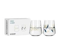 Ritzenhoff 3981001 Juego de 2 vasos universales 500 ml - Sparkle Allround No. 1, motivo con efecto irisado - Made in Germany