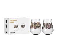 Ritzenhoff 3911002 Juego de 2 vasos universales 500 ml - Juego fauna sombra nº 2, motivo selva, colorido - Made in Germany