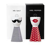 Ritzenhoff Mr Salt & Mrs Pepper - Juego de salero y pimentero, diseño de Pietro Chiera