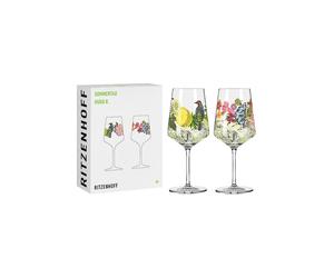 RITZENHOFF Sommertau Juego de 2 copas de aperitivo #5 #6 Olaf Hajek 2024 multicolor