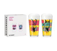 RITZENHOFF Taza - 400 ml - Fabricado en Alemania | Ref. 3491003, Serie Farbknall Set, 1 taza 400 ml, cristal, apto para lavavajillas