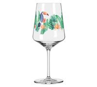 Ritzenhoff 2931013 Vaso aperitivo 500 ml - Serie rocío de verano - Motivo nº 13 con tucán de colores - Made in Germany