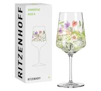 RITZENHOFF Vaso - 500 ml - Fabricado en Alemania | Ref. 2931018, Serie rocío de verano, 1 vaso 500 ml, cristal, apto para lavavajillas