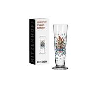 Ritzenhoff 1061014 Copa de aguardiente 40 ml - Serie Heldenfest, motivo nº 14 - barbacoa y cerveza - Made in Germany