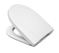 Ritzer Asiento de inodoro para Geberit iCon | Descenso suave y bisagras QuickRelease | Duroplast con bisagras de acero inoxidable | Blanco | Ref: 500.670.01.1