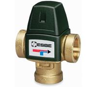 Ritzer by ESBE VTA 322, VTA 323, VTA 321 con diferentes conexiones, válvula de mezcla termostática, válvula de mezcla de 3 vías (VTA 321, 35-60 °C, rosca interior de 3/4" - 24 mm)