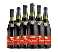 Riunite Reggiano Dulce Emilia Romagna 75 cl Vino tinto (Caja de 6 Botellas de 75 cl)