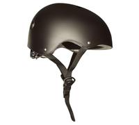 RiuScooter Casco para Patinete Eléctrico y Patinaje, Negro, Talla S, Ajustable, con Correas de Seguridad, Interior Acolchado