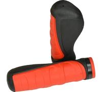 RiuScooter Puños de Goma para Patinetes Eléctricos, 22mm, Compatible con Smartgyro, Youin, Urbanglide y Modelos Similares, Rojo/Negro