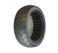 RiuScooter Rueda Maciza para Patinete Eléctrico, 8,5 x 2,5 Pulgadas, con Banda Azul, Compatible con Varios Modelos