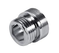 Riuty Adaptador de aireador fácil de Instalar, 1PC 4 tamaños 22 mm 24 mm G1 / 2 Accesorios de Adaptador de aireador de Grifo de purificador de Agua de Cobre para Cocina(24mmto15mm)
