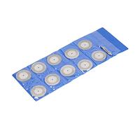Riuulity 10 Pcs Porción de Diamante Delgada de Fácil Instalación Sleipad para Piedra de Metal de Madera para Renovación de Pisos de Concreto en la Industria (40 mm)
