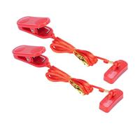 Riuulity 2pcs Interruptor de Seguridad Magnético de Largo Lastidio para Samagnet de Emergencia de Cinta de Correr 12 X 30 Mm para Seguridad en Curso de la Máquina - ABS y Imán, Poliéster -
