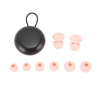 Riuulity 3 Modos de Volumen Ajuste de Protección Auditiva Reutilizable con Puntas de Oído de Reducción de Ruido, Promover un Entorno de Sueño Pacífico, Ideal para Viajes, Trabajo (PINK)