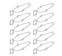 Riuulity Abrazadera de Tubo de Ensayo, Soporte de Prueba Resistente a la Corrosión para Laboratorio, Física, Biología, Suministros de Química, 10 Uds.