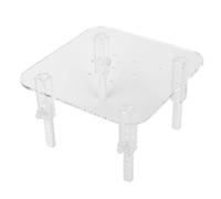 Riuulity Accesorios Acrílicos Duraderos para Separador de Proteínas, Soporte de Aumento Estable para Tanques de Agua Salada L (Soporte Grande para Espumadera de Huevos.)