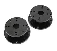 Riuulity Adaptador de Bocina Universal y Cabezal de Accionamiento de Altavoz Tweeter, ABS Compacto, Ideal para 75 a 51 Núcleos, Juego de 2