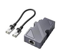 Riuulity Adaptador GIGE PoE para Dish V2-150W PoE Inyector con un Convertidor de Paso hacia Arriba para una Conexión de Red Rápida