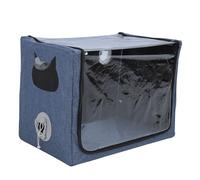 Riuulity Amplia Caja de Nebulización para Mascotas con Orificios Dobles, Cámara de Oxígeno Transparente para Mejorar la e Atomización, Adecuada para Perros, Gatos y Animales Pequeños,