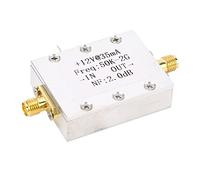Riuulity Amplificador de Banda Ancha LNA de 50k -2Ghz -I AM Bajo Ruido 31 DB de Alto Refuerzo DC 9-15V Accesorios Compactos y Fácil de Instalar Amplificador de Banda Ancha Ultra