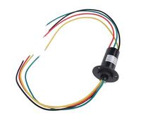 Riuulity Anillo Colector Eléctrico de 4 Cables 30A, Anillo Deslizante que Suavemente para Equipos de Control de Fabricación de Robótica