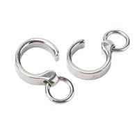 Riuulity Anillo para Pata de Pájaro para Mascotas, Exquisito Anillo para Pata de Pájaro de Acero Inoxidable, 10 Uds., Fácil Identificación para Amantes de los Loros en Edad de Aves (9#)