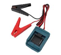 Riuulity Arrancador de Batería de Coche de 18 V con Abrazaderas de Cocodrilo, Refuerzo de Batería de Emergencia Automático Portátil para Automóviles, SUV, Camiones Pequeños Que Utilizan