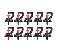 Riuulity Aspersor de Riego con Boquilla Microgiratoria, 10 Juegos de Boquilla Rociadora de Refracción Tipo G para Invernadero, Plásticos de Ingeniería, Cumple con los Estrictos