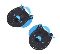 Riuulity Ayuda de Entrenamiento de Aletas Manuales Ajustables de Silicona de Paleta de Natación con Agujeros Perforados para Técnica de Natación Controlada, Diseño Anti -Slip para una Mejor (M)