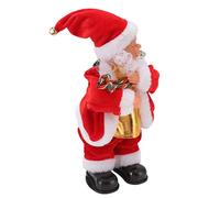 Riuulity Baile Musical Eléctrico Navidad Anciano Interesante Muñeco Que Sacude la Cadera para el Día del Niño, Celebración de Cumpleaños (Mochila)