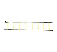 Riuulity Balón de Fútbol, Escalera de Fitness de 4 M para Entrenamiento de Velocidad, Fútbol, Rugby, Tenis, Herramienta de Agilidad de Salto Ajustable para Mejorar Las Habilidades Musculares y de