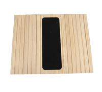Riuulity Bandeja de Brazo de sofá de Madera, Mesa del Brazo del sofá, Bandeja de Reposabrazos para Bocadillos, Bebidas, Teléfono, Remoto, con Portavasos Desmontables