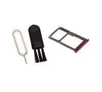 Riuulity Bandeja de Tarjeta SIM para I Note 7 Reemplazo de Soporte de Ranura para Tarjeta SIM de Plástico de Larga Vida útil con Pin de para una Fácil Instalación (Rojo)