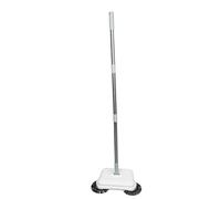 Riuulity Barredora Manual de Empuje, Limpiador de Suelos Ligero y Silencioso de Limpieza de 360 Grados para el Hogar, Cocina, Material PP Pet