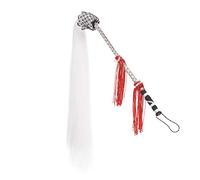 Riuulity Batidor de Cola de Caballo para Artes Marciales Taoístas, Artesanía Superior y Encanto Cultural, Ideal para Obras de Teatro y Artistas, 108 Cm de Largo