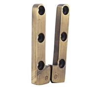 Riuulity Bisagra de Cajón Resistente Al óxido para Armarios Domésticos, Bisagra de Tijera Fácil de Instalar, aprox. 50g, 12,5x1,5cm