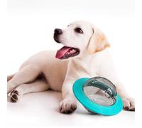 Riuulity Bola Dispensadora Interactiva de Comida para Perros, Rompecabezas Divertido, Alimentador Lento para Mascotas de Interior y Exterior, ABS Seguro de 6,5 "X 6,5" X 3,94" (Cielo Azul)