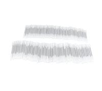 Riuulity Bolígrafo de Gel Negro de 100 Uds., 0,5mm, Secado Rápido, Escritura Suave, Carcasa Transparente para Oficina y Escuela