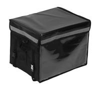 Riuulity Bolsa Aislante para Entrega de Alimentos, Gran Capacidad, Impermeable, Espaciosa para IR de Compras, Tela Oxford para Comida Fría y Caliente (30L)