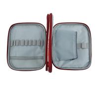 Riuulity Bolsa de Ganchillo Suave y Duradera, Bolsa de Mano para Tejer de Gran Capacidad con Patrón de Ciervo Sika, Doble Capa, para Tijeras, Cinta Adhesiva y Más