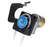 Riuulity Cabezal de Bomba Microperistáltica de 12 V CC con Ranura de Guía de Tubo de Bomba Dosificadora de 6 Rodillos para Lavadora, Entrega de Detergente, Equipo de Cocina