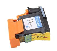 Riuulity Cabezal de Impresión ABS Ligero a Prueba de Herrumbre de Color Cian para Designjet 100 110 111 500 510 800 813, Compatible con 11, Reemplazo Suavizado