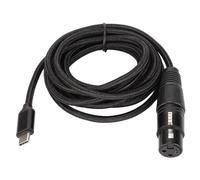 Riuulity Cable USB C a XLR Hembra Cable de Micrófono HIFI Plug and Play de bajo Ruido para, Línea de Grabación para Rendimiento en Estudio de Música (#2)
