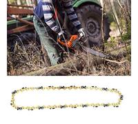 Riuulity Cadena de Motosierra Duradera de 12 Pulgadas con Dientes de 45 Piezas, Fácil Instalación, Adecuada para Hojas de Sierra de 12 Pulgadas, Perfecta para Trabajadores Forestales y Paisajistas