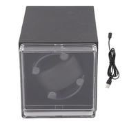 Riuulity Caja de Almacenamiento para Agitador de Relojes ABS de Primera Calidad Operación Silenciosa Configuración Antimagnética Protección contra Rayones Diseño Elegante Tamaño C (Gray)