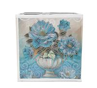Riuulity Caja de Almacenamiento Plegable con Pintura de Diamantes de Imitación con Efecto Estereoscópico que Mejora las Habilidades Prácticas para la Decoración de la Sala de Estar