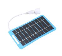 Riuulity Cargador Ligero del Panel Solar del USB con el Panel Solar de 5V 5W, Portátil para Acampar Al Aire Libre